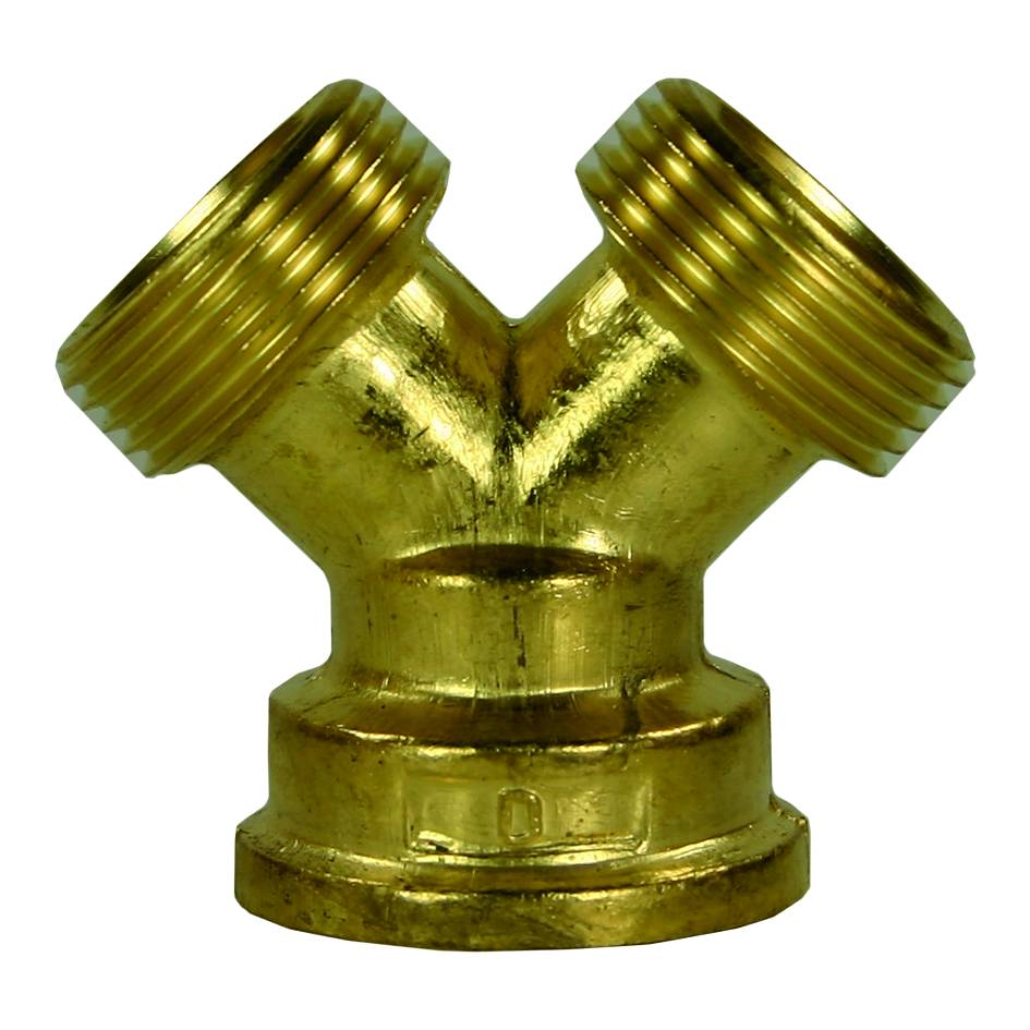 Wasseranschlusskupplung, Zubehör Y-Verteiler 3/4AG-3/4AG-3/4IG
