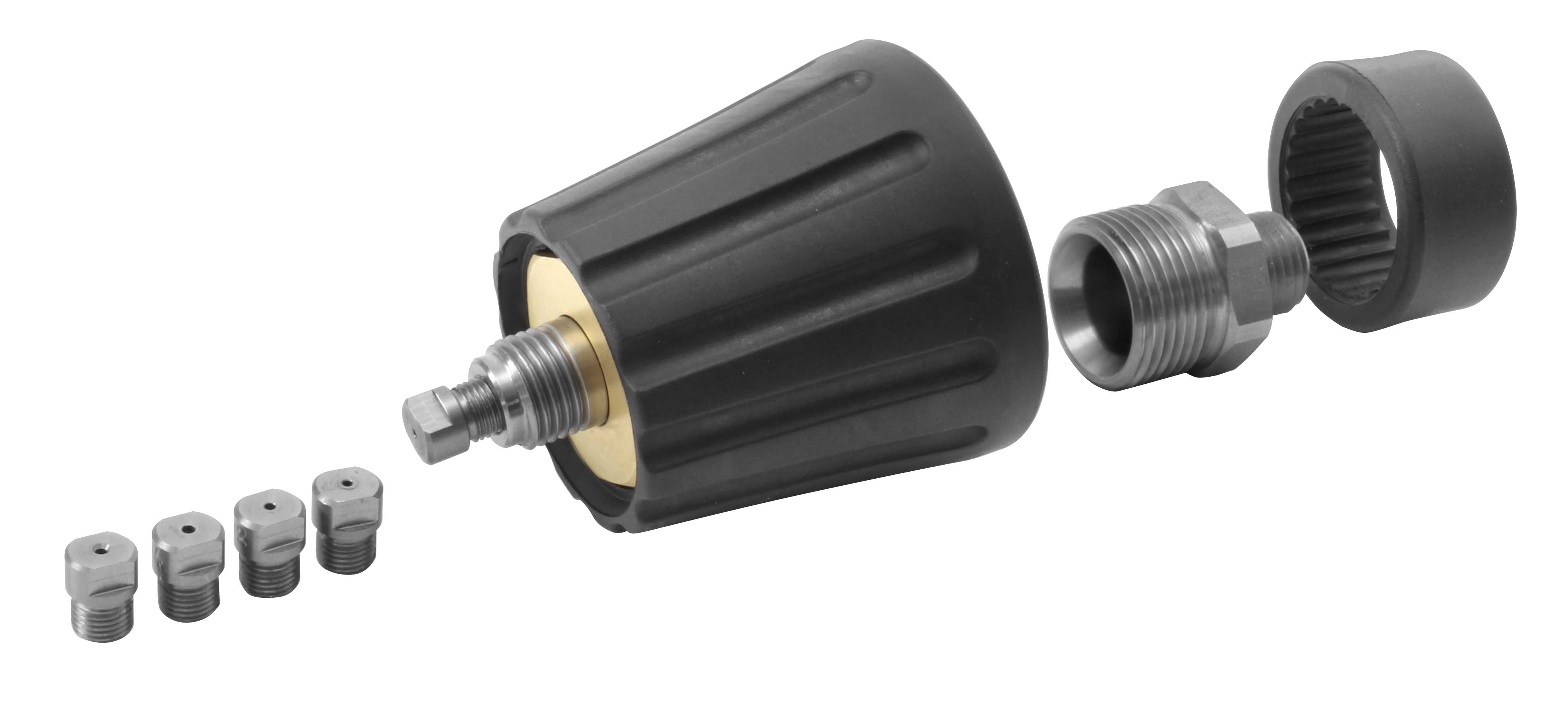 weeddevil® Durchflußbegrenzer 1/4" AG drehbar