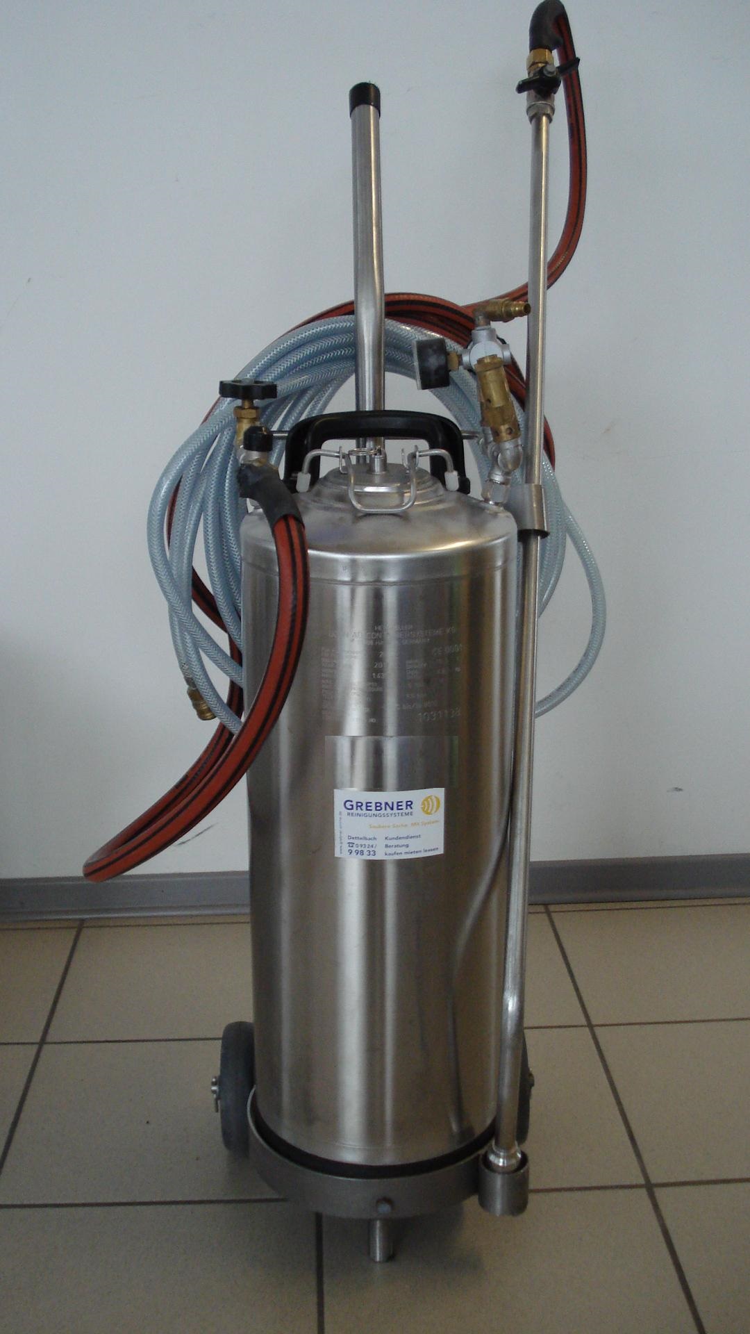 Schaumgerät 20 L, Fahrbar, Druckluftbetrieben