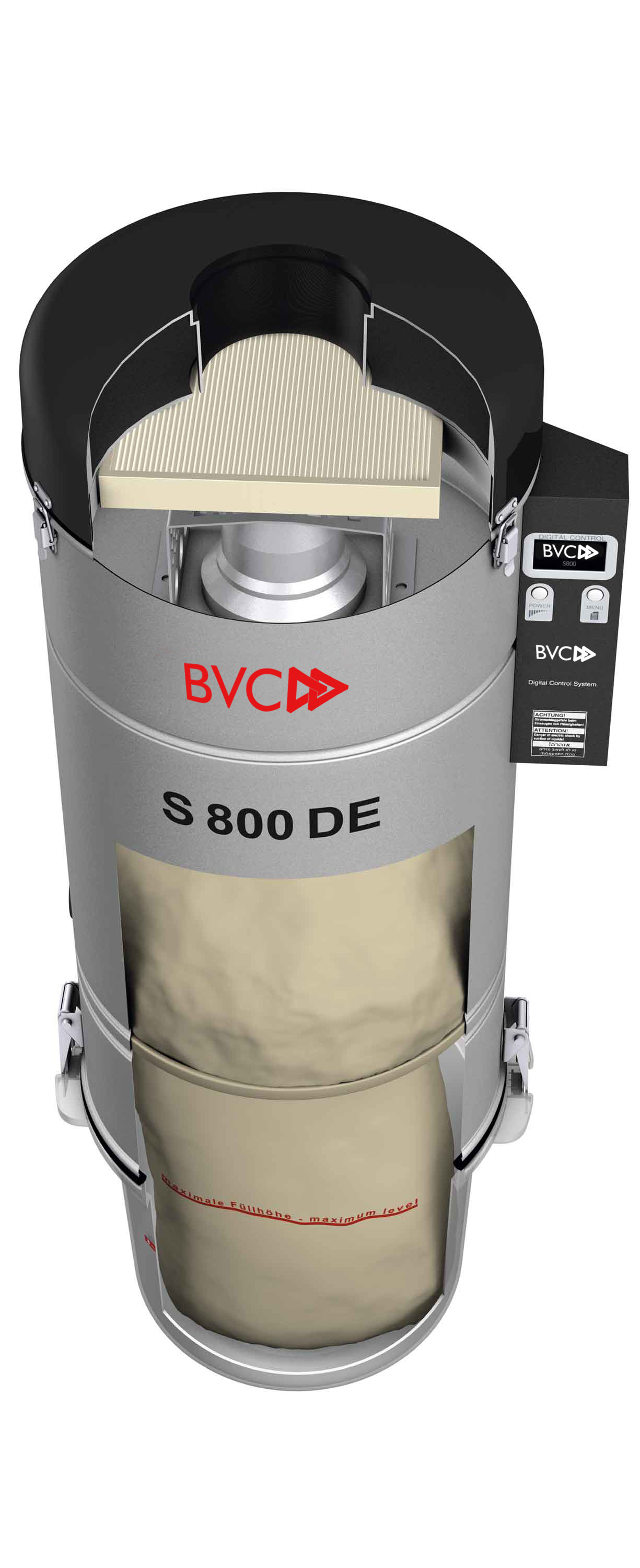 BVC-Zentralstaubsauger S 800 DE