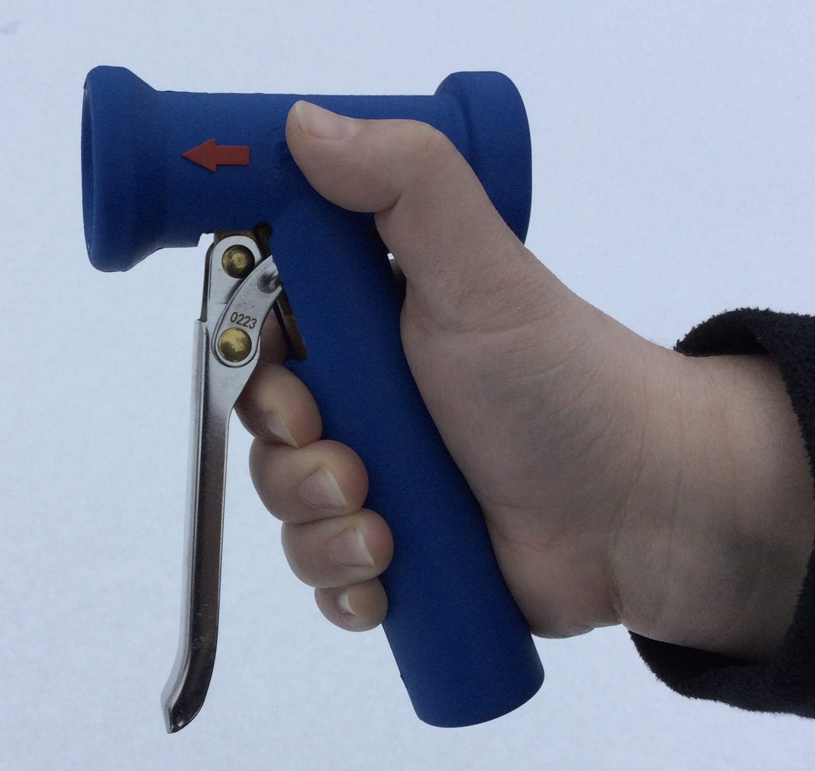 Spritzpistole Niederdruck - sparsam, blau,  25 bar