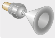 Öldüse - Halbhohlkegel - Danfoss (B), VPE 10