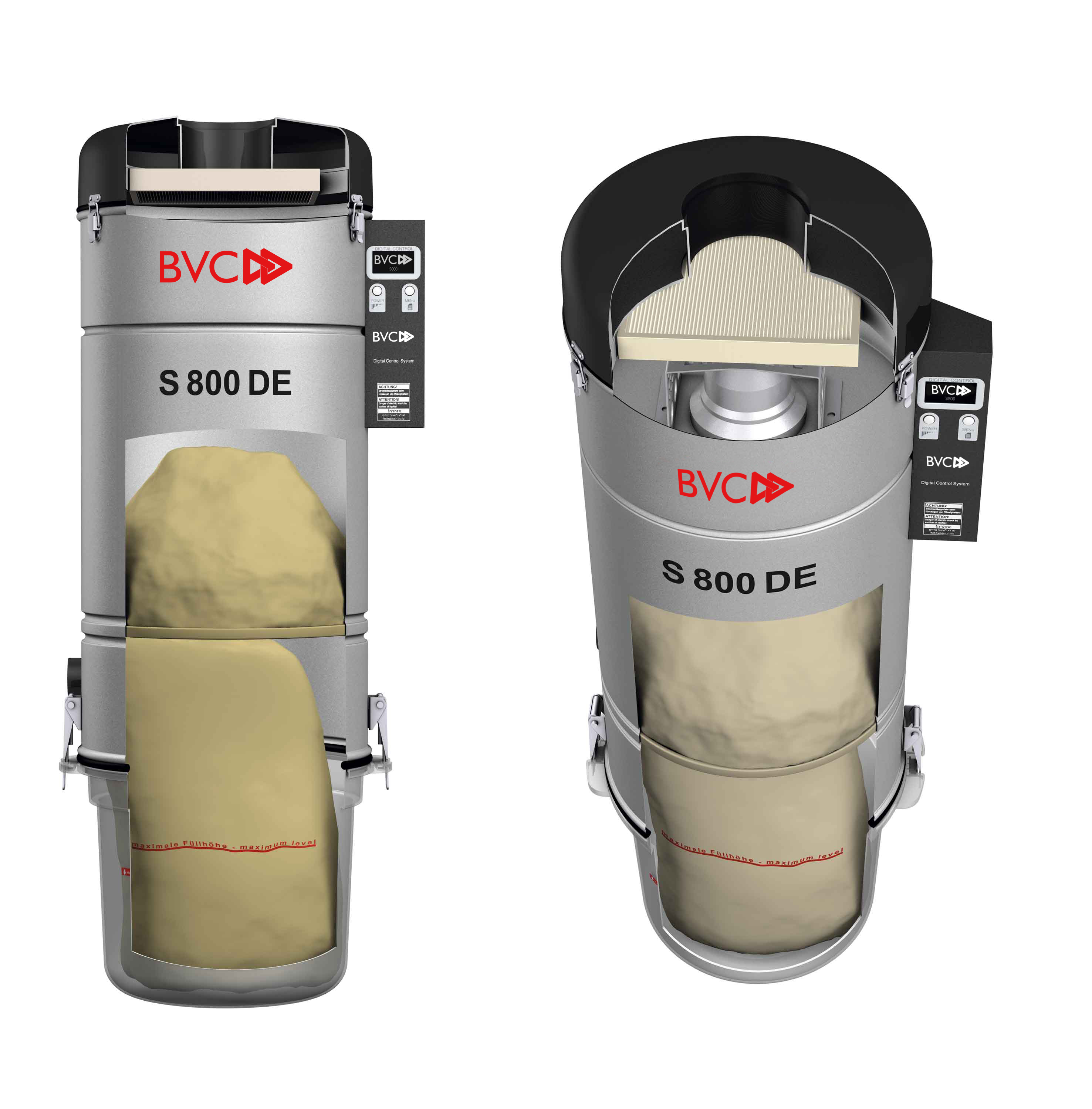 BVC-Zentralstaubsauger S 800 DE