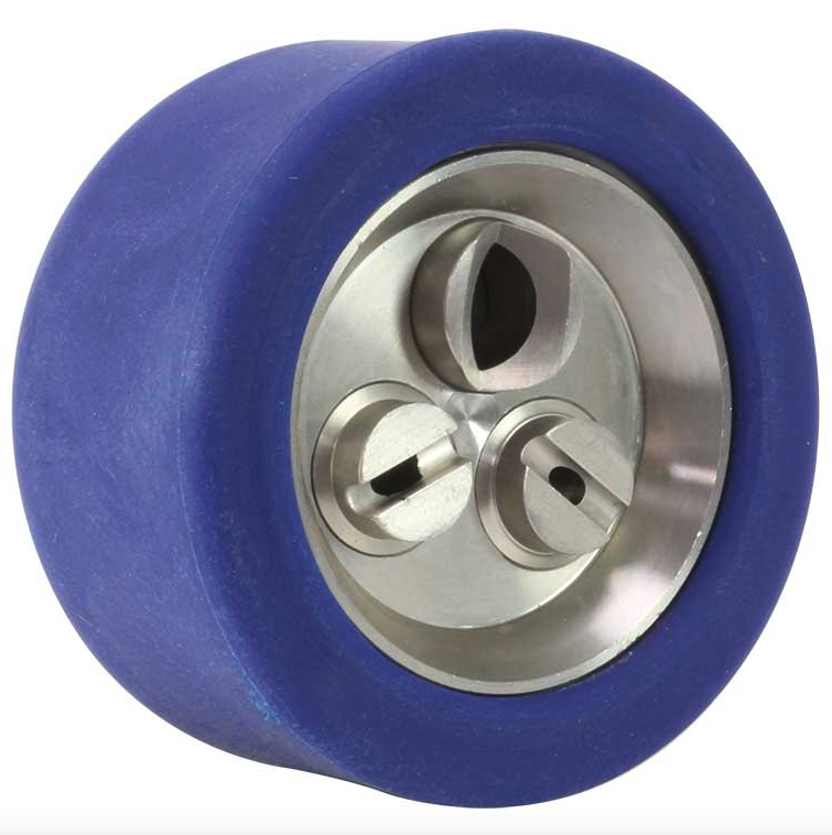 Dreifachdüse aus Edelstahl 1/2" AG inkl. Düsen