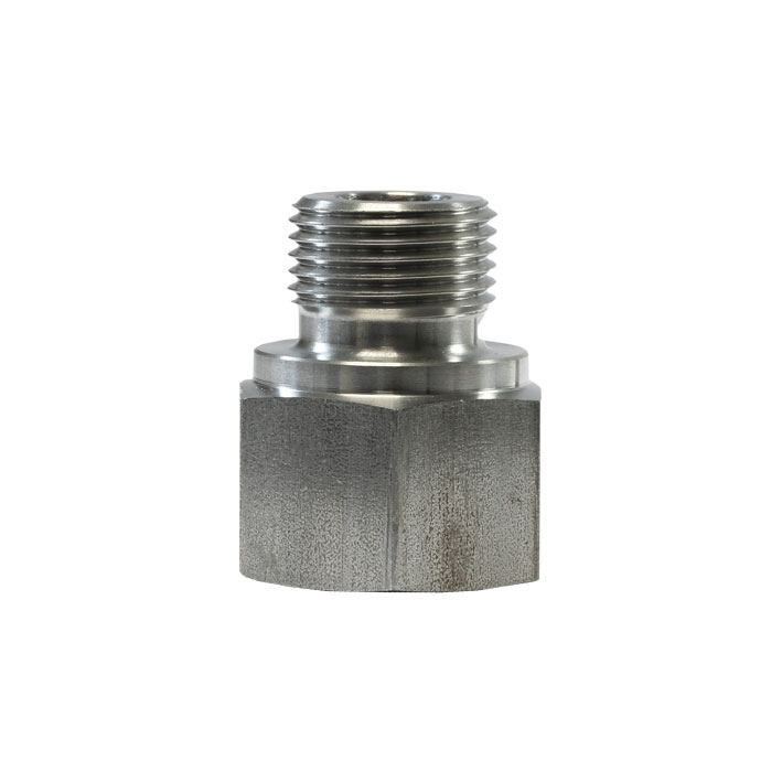 Strahlrohrdapter 3/8" AG : M18 x 1,5 IG Edelstahl	