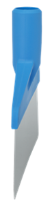 Vikan Schaber mit flexiblem Edelstahlblatt, 260 mm, blau