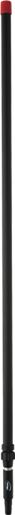 8546a84e-b9bf-4f40-9cb8-d6502e2f59e7 Vikan Teleskopstiel m. Wasserdurchlauf, Klick, Alu, 1600-2780 mm, Ø31 mm, schwarz