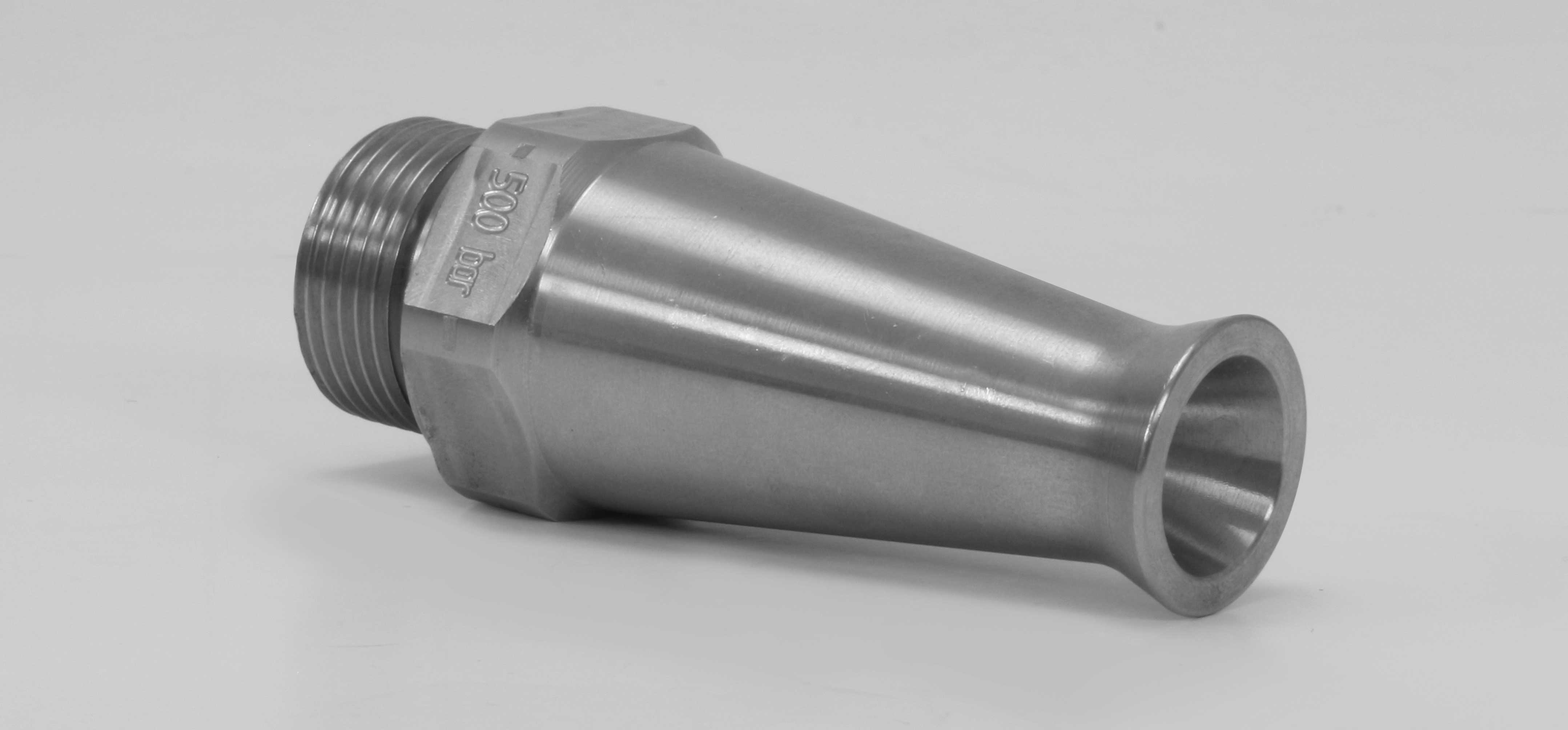 Langkegeldüse 3/4"AG - 5 mm - Edelstahl