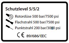 Schtzlevel-552 Schutzhandschuhe easyprotect365+ 500 bar - Größe 11