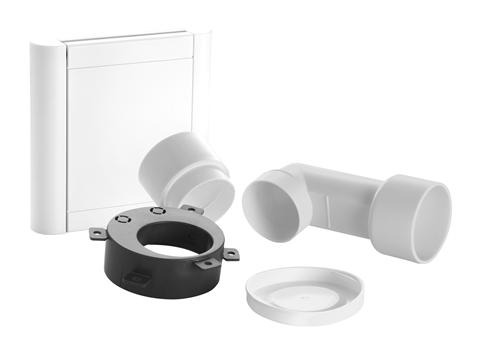 42000222 Nilfisk Steckdose weiß mit Installationsbox