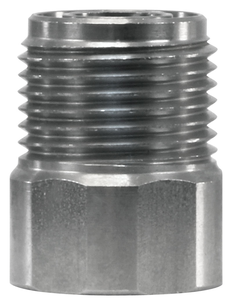 Lanzenadapter 1/4" IG : M18 x 1,5 AG Edelstahl