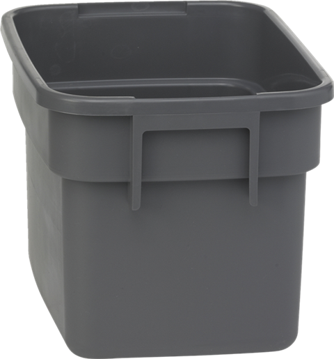 581518 Vikan Tücher- / Zubehörbehälter, 7 Liter, grau