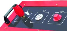 Regler-fur-Druck-und-Zusatzmittel-Edelstahlmanometer Regler für Druck und Zusatzmittel