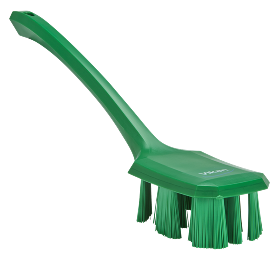 Vikan UST Handbürste mit langem Griff, 395 mm, hart