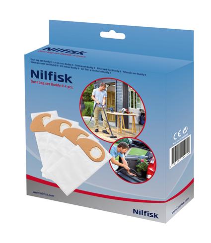 Nilfisk Staubbeutel Vlies (4 Stk.) BUDDY II
