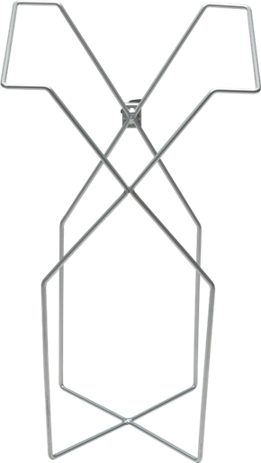 583810-2 Vikan Sackhalter kompakt, Wagen, grau