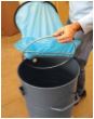 Delfin Stahl-Haltering für Plastikbeutel