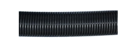 Saugschlauch Ø 38 antistatisch, schwarz - Meterware