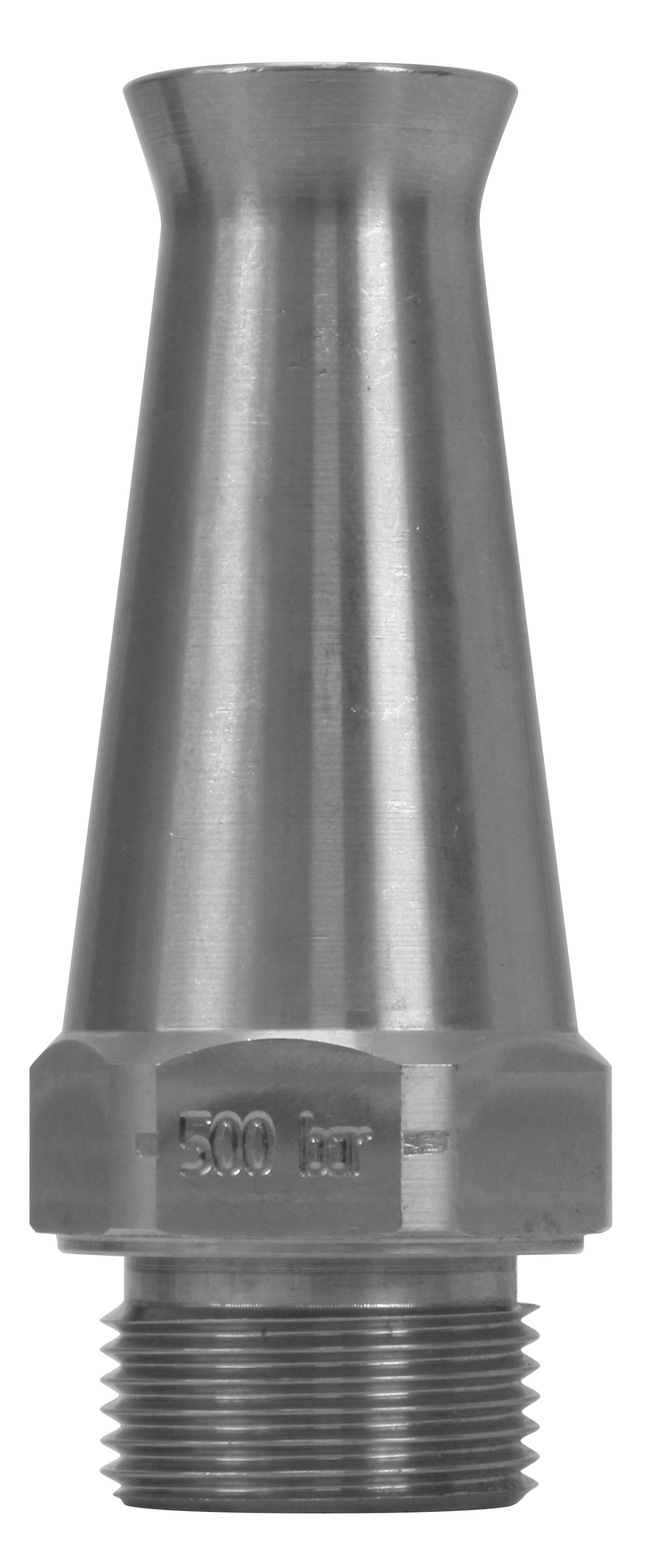 Langkegeldüse 3/4"AG 5 mm Edelstahl