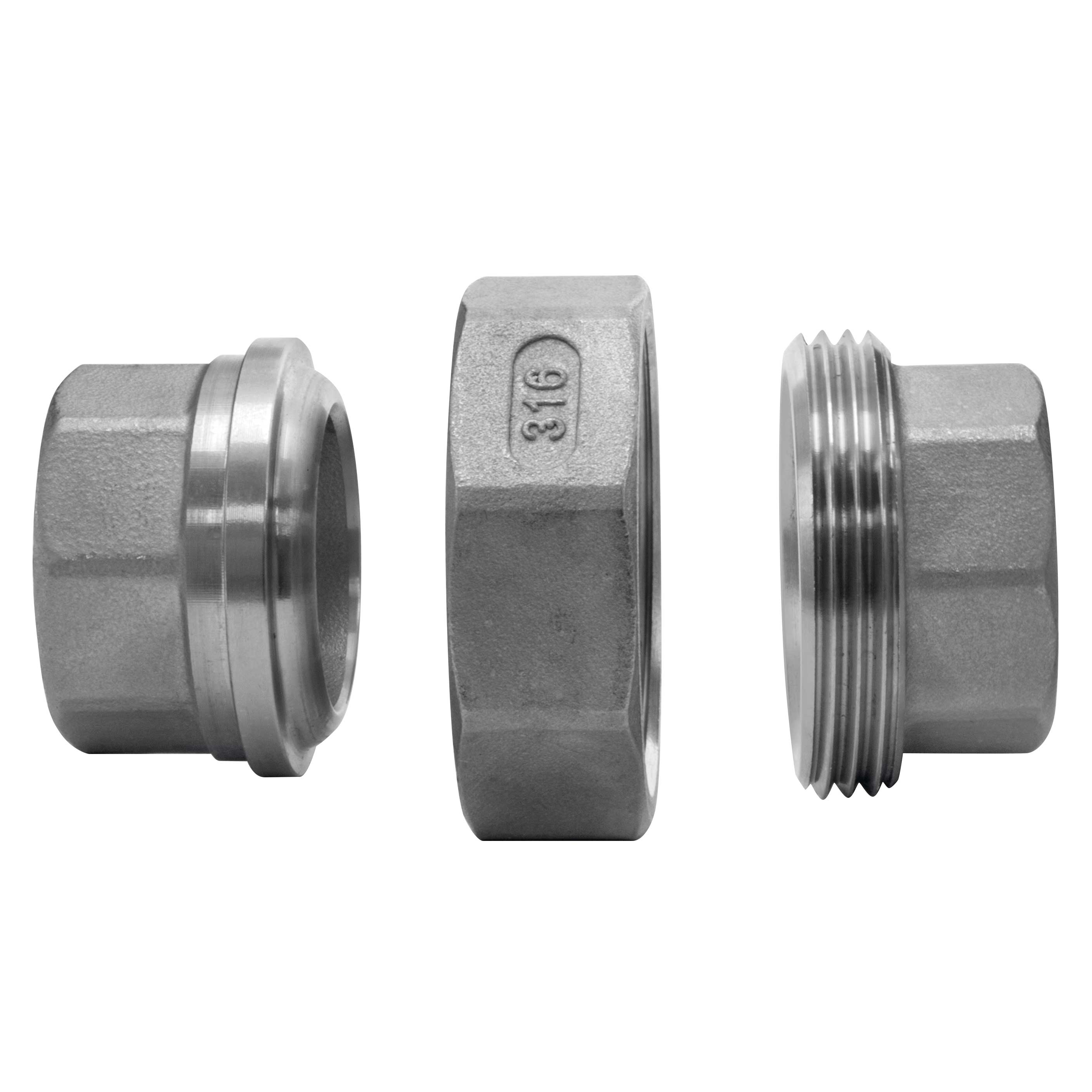 Armaturen für blufood® - Verschraubung lösbar, 3/4" IG