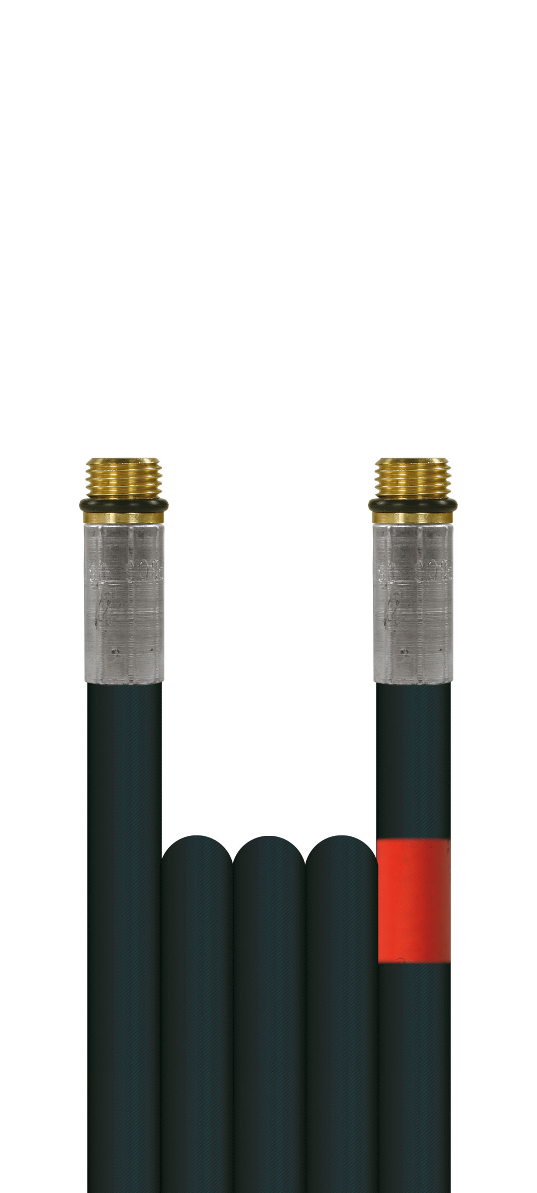 Rohrreinigungsschlauch 1/8" Flexy DN06 300 bar glatte Decke schwarz