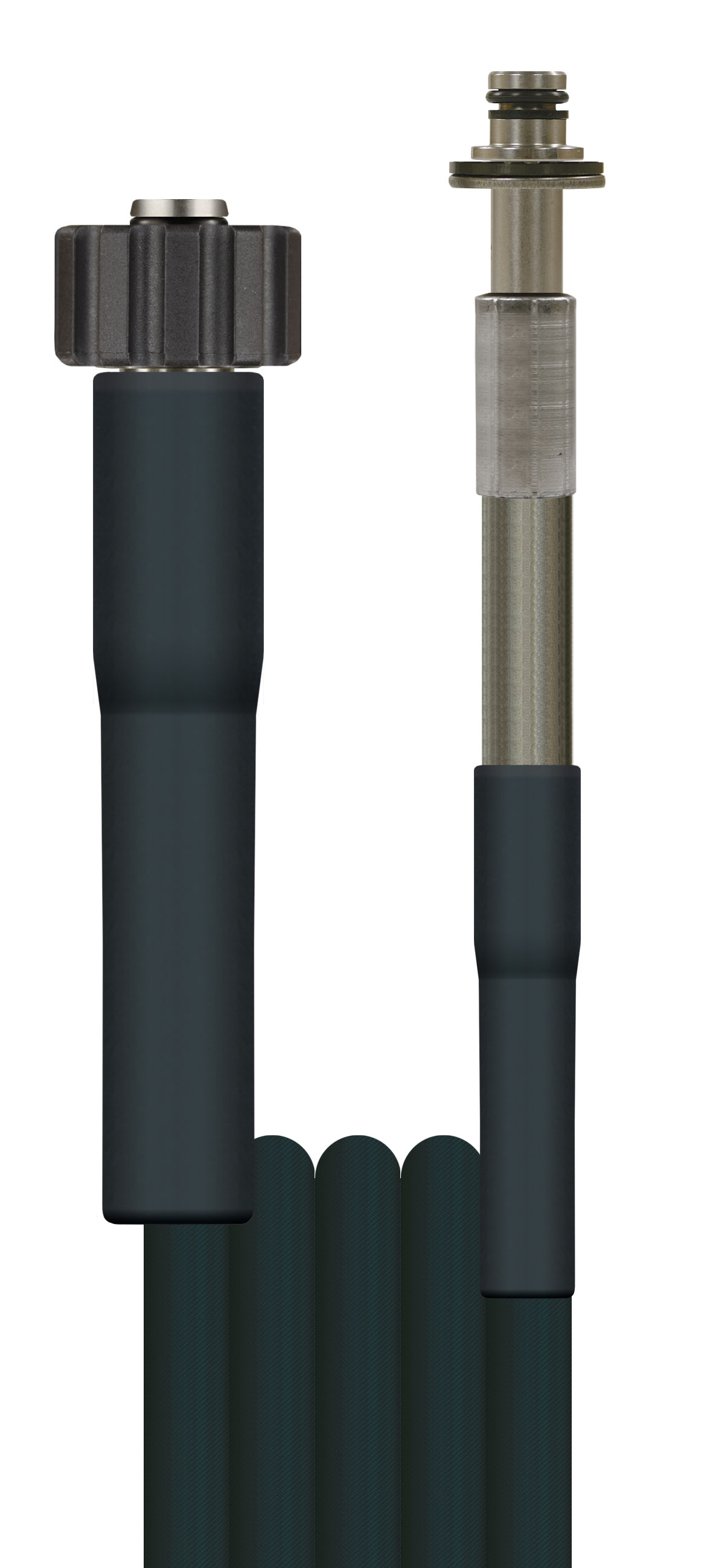 Hochdruckschlauch 1SN - DN06 - 250 bar - DKO 22 : Steck. 10 mm - schwarz