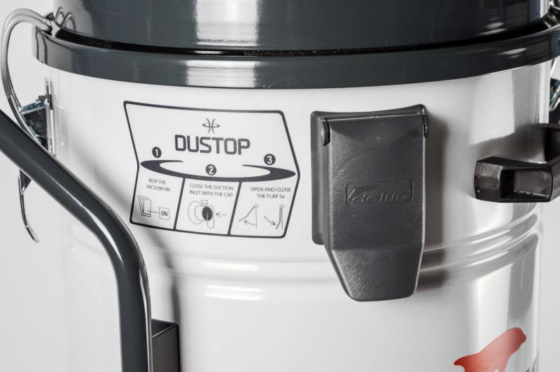 Halbautomatische Abreinigung der Filterpatrone