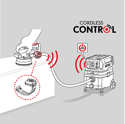 ISC BATRIX - AKKU-SAUGER 36-18V (ohne Akku und Ladegerät)