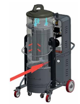 Delfin-DG-30-PN Ständige Reinigung der Filter über Druckluft