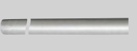 Saugrohr 2b ca. 0,5 m lang, Aluminium