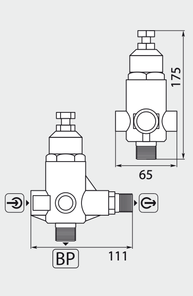 INTERPUMP Umlaufventil K1
