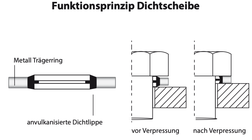 Dichtscheibe Edelstahl