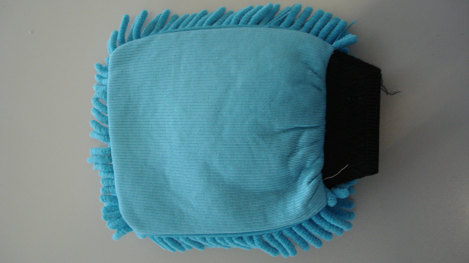 Mikrofaser-Waschhandschuh-Rasta-Ruckseite Mikrofaser Waschhandschuh Rasta