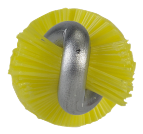 Vikan Rohrbürste mit Stiel, Ø10 mm, 480 mm, Hart