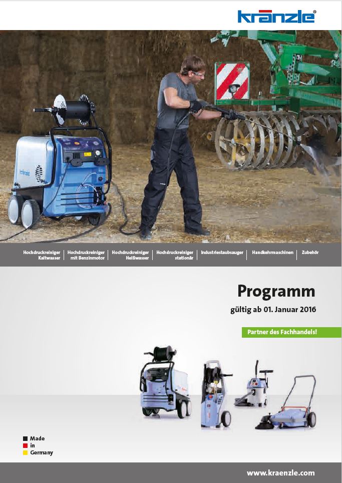 Kränzle Kataloge 2016 KraenzleKatalog2016
