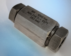 Höchstdruck- Schlauchverbinder 4000 bar