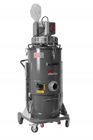 Delfin-Zefiro-60-Industriestaubsauger Delfin Zefiro ZFR EL MN Industriestaubsauger für schwere industrielle Anwendungen
