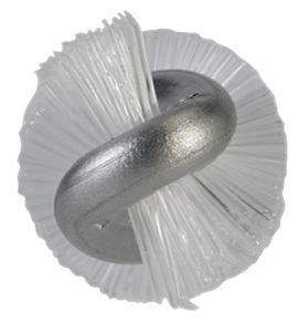 Vikan Rohrbürste mit Stiel, Ø10 mm, 480 mm, Hart