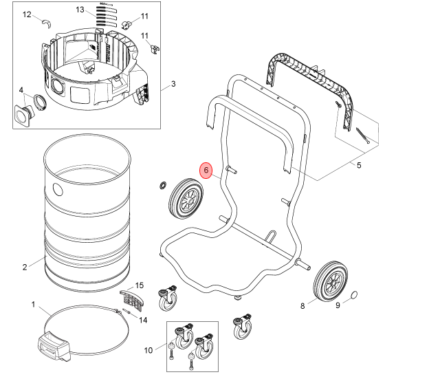 Grundrahmen ATTIX 7 sc