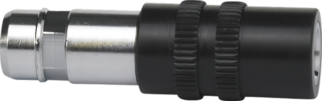 9354-2 Vikan Kurze regulierbare Düse, 1/2 ", schwarz