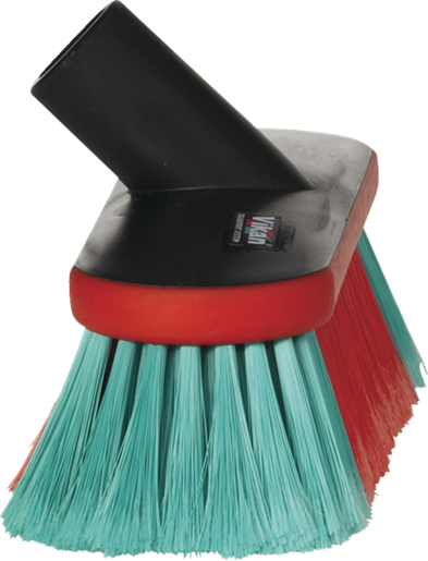 526952-2 Vikan Autobürste, mit Wasserdurchlauf 220 mm, weich/gesplisst, schwarz