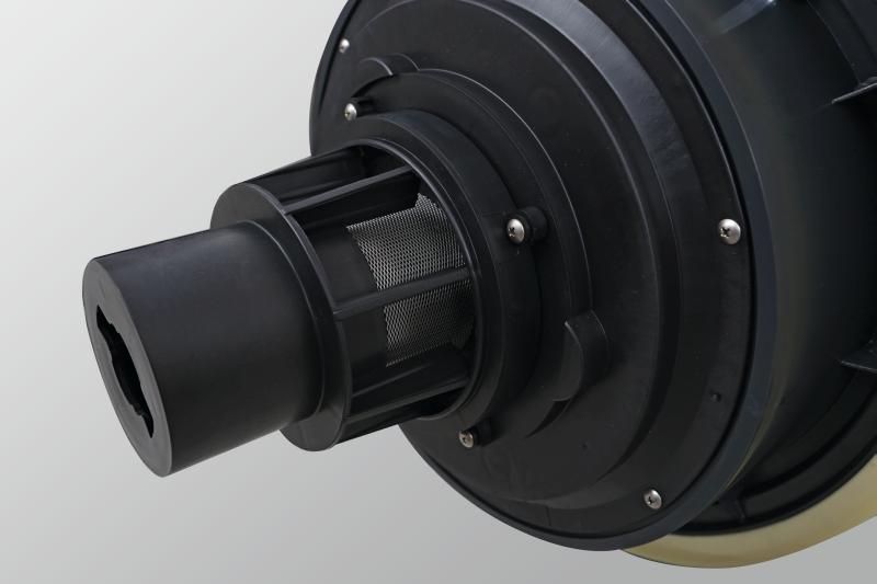 geräuschgedämpfte Saugturbine