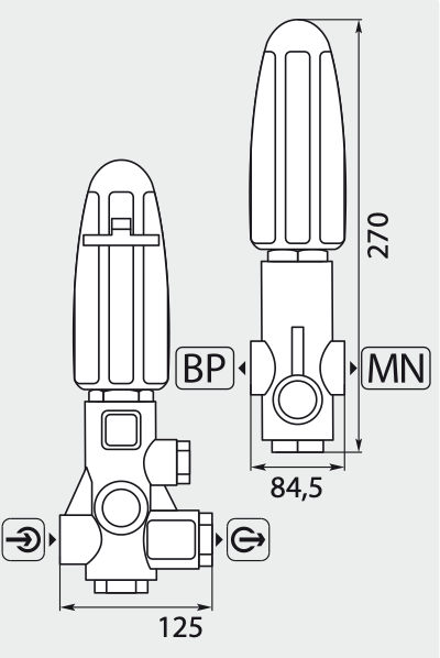 INTERPUMP Umlaufventil H560