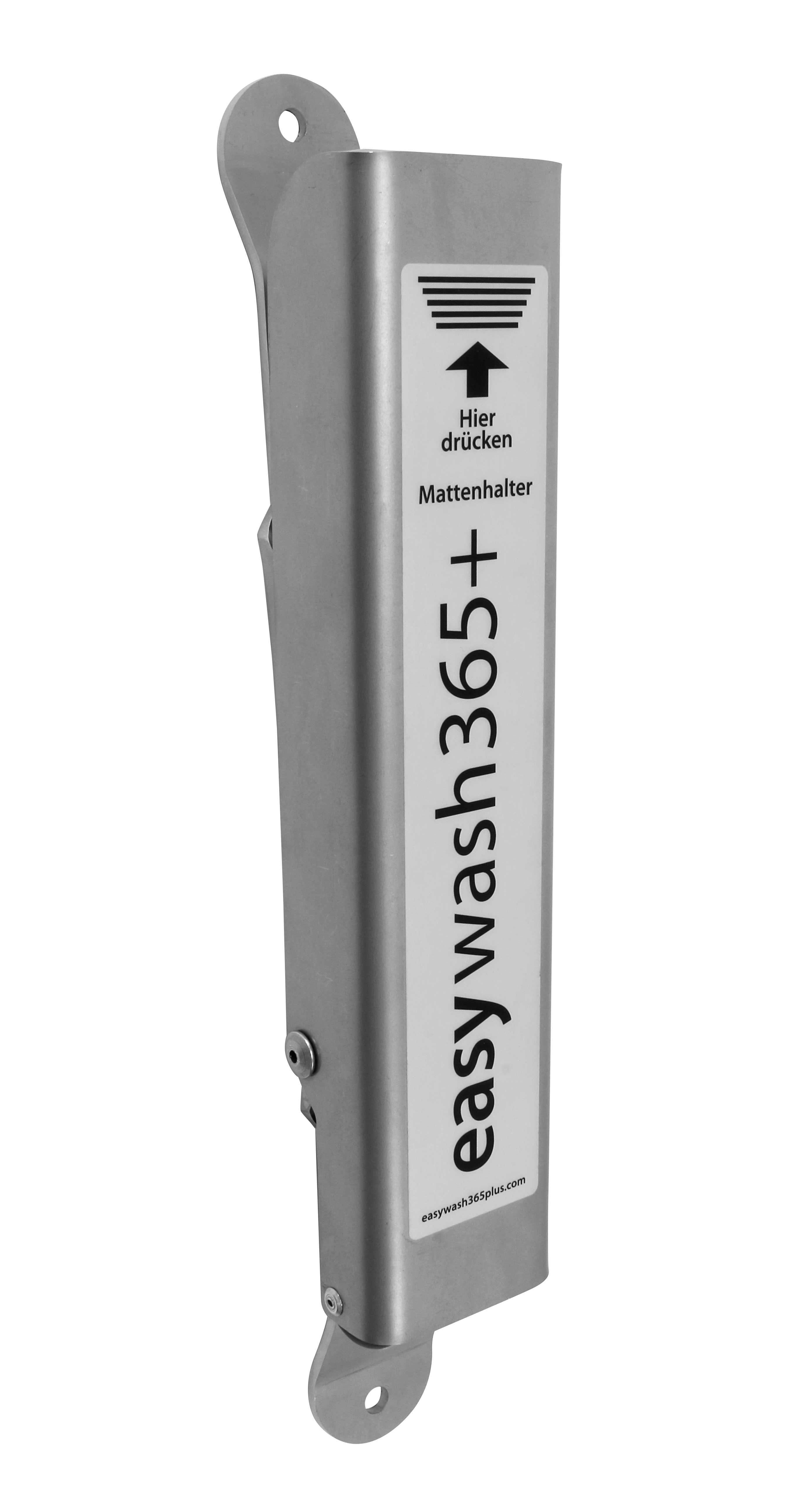 Mattenhalter easywash365+ Edelstahl mit Rolle