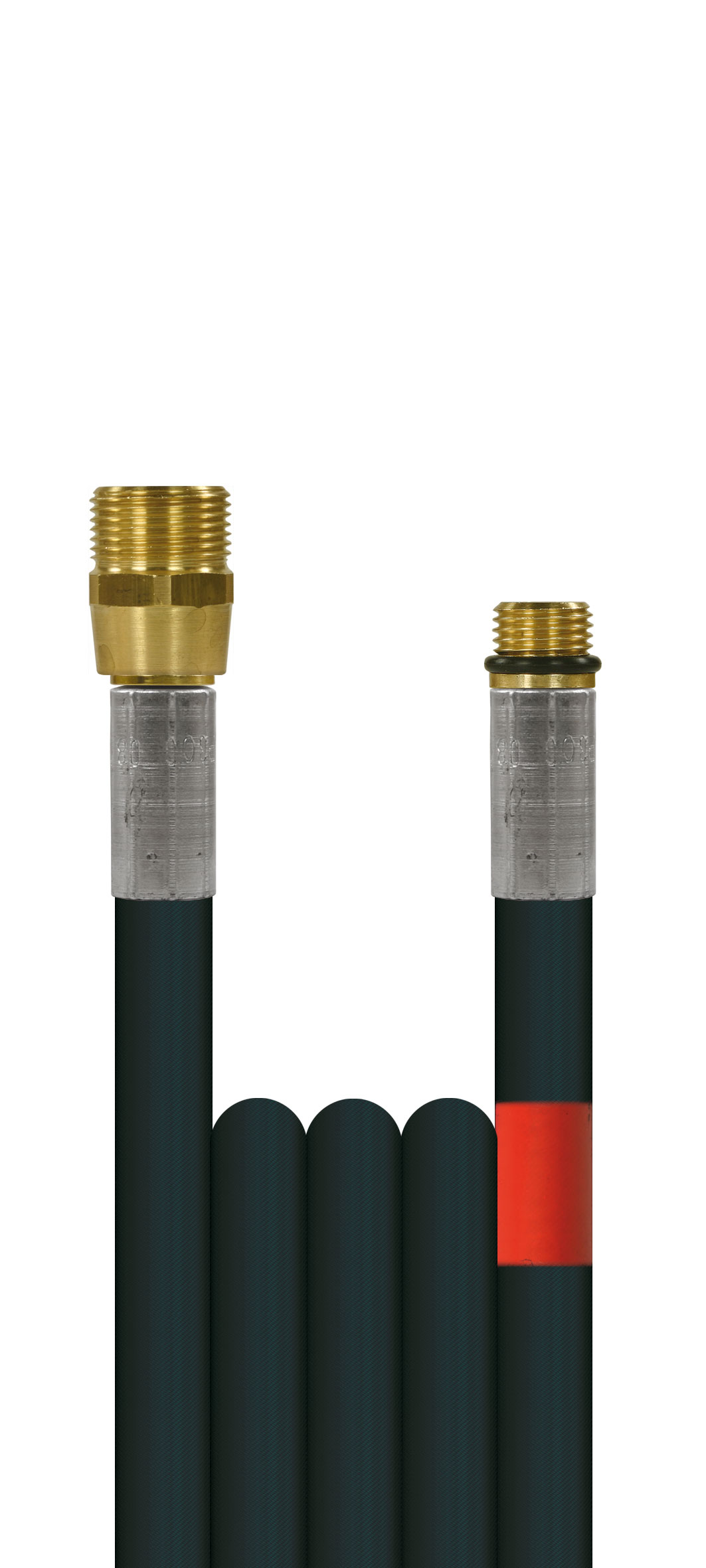 Rohrreinigungsschlauch 1/8" Flexy DN06 300 bar glatte Decke schwarz