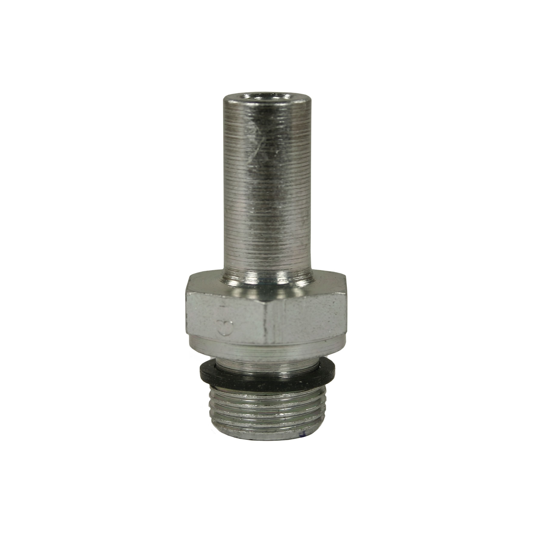 Rohrstutzen, X-EG 12L R3/8"AG Stahl verzinkt - ohne Mutter und Schneidring