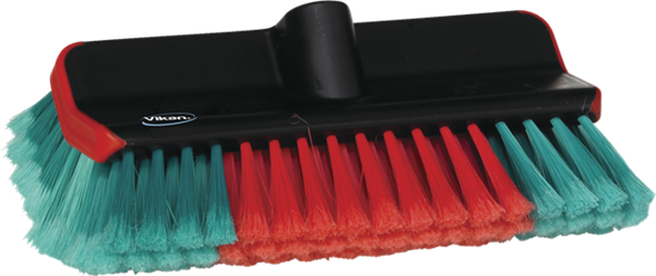 524752__0 Vikan High/Low, Autowaschbürste mit Wasserdurchlauf, 280 mm, weich/gesplisst,schwarz