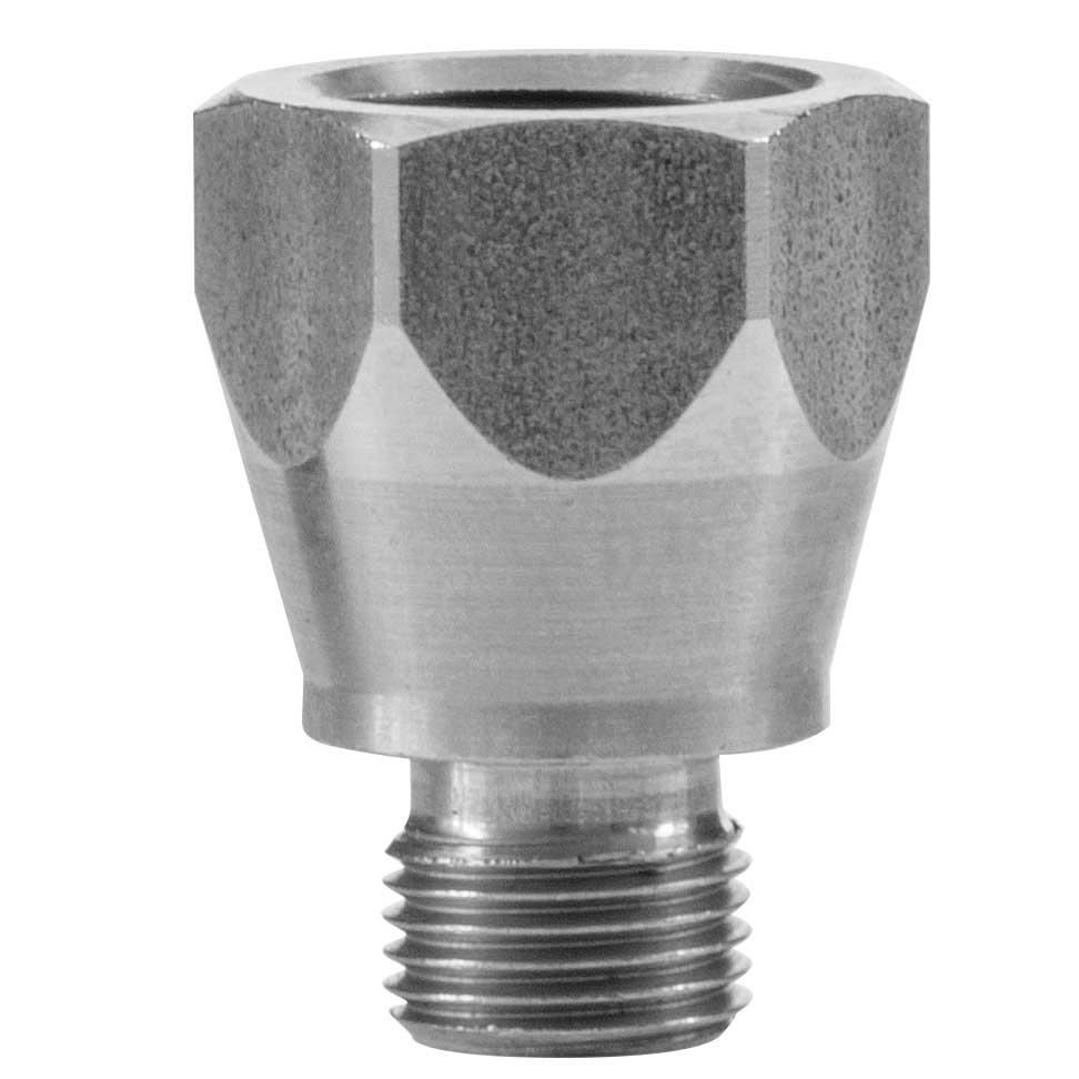 Reduziernippel 1/8" AG : 1/4" IG Edelstahl 500 bar