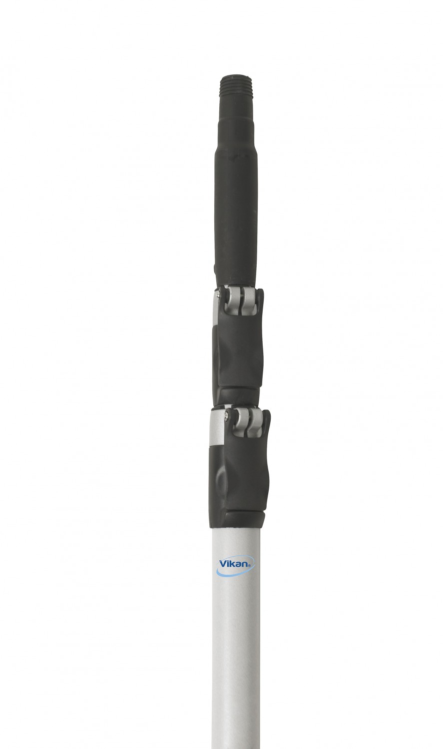 Glasfaserteleskopstiel-mit-Gewinde-2190-5660-mm Vikan Glasfaserteleskopstiel mit Gewinde - nur für Kondenswasserabzieher 7716x, 1925 - 6000 mm, Ø34 mm, grau