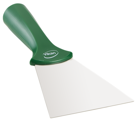 Vikan Schaber, Stielmodell, Edelstahlblatt, 100 mm